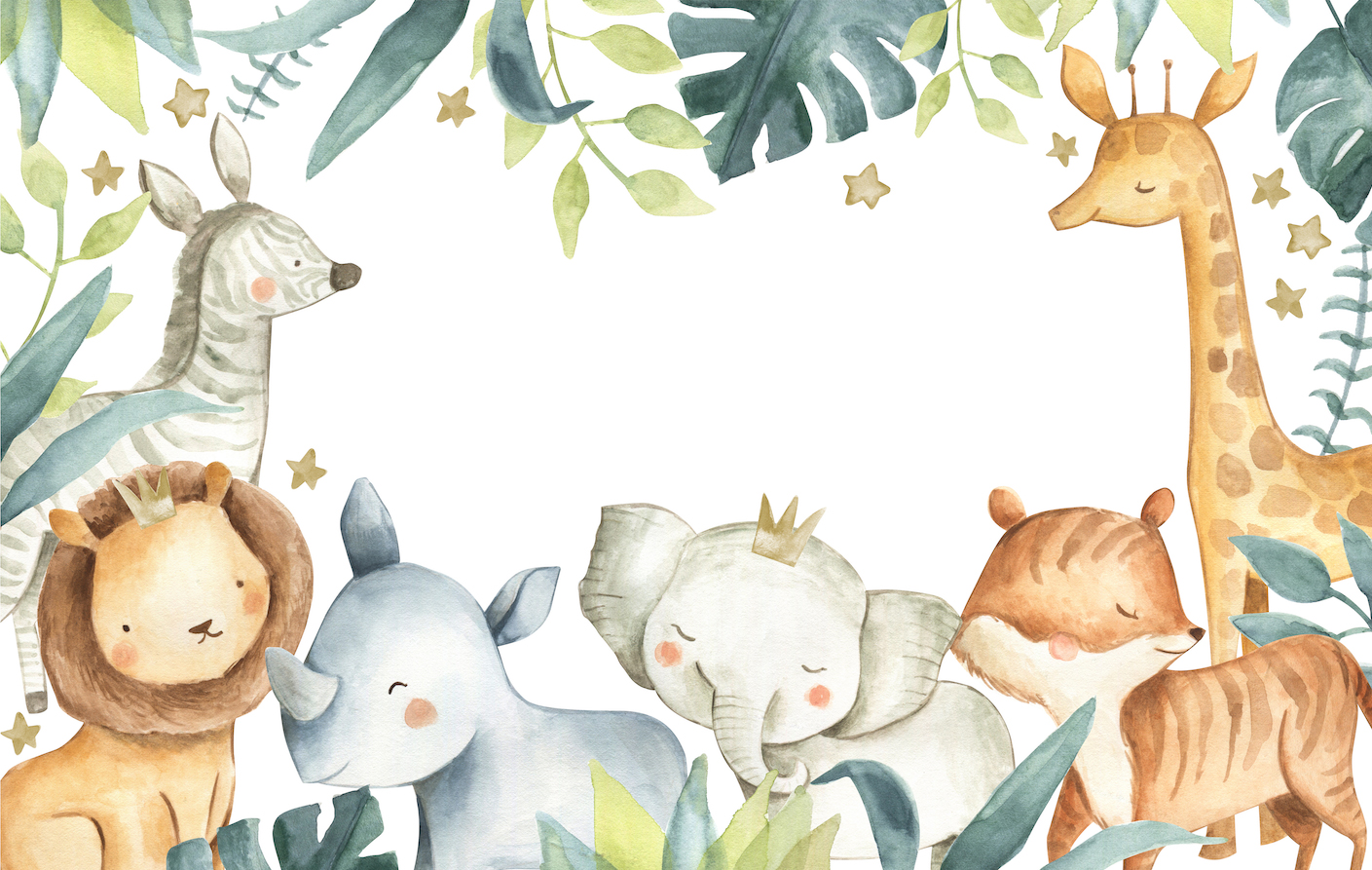 Animaux savane enfant